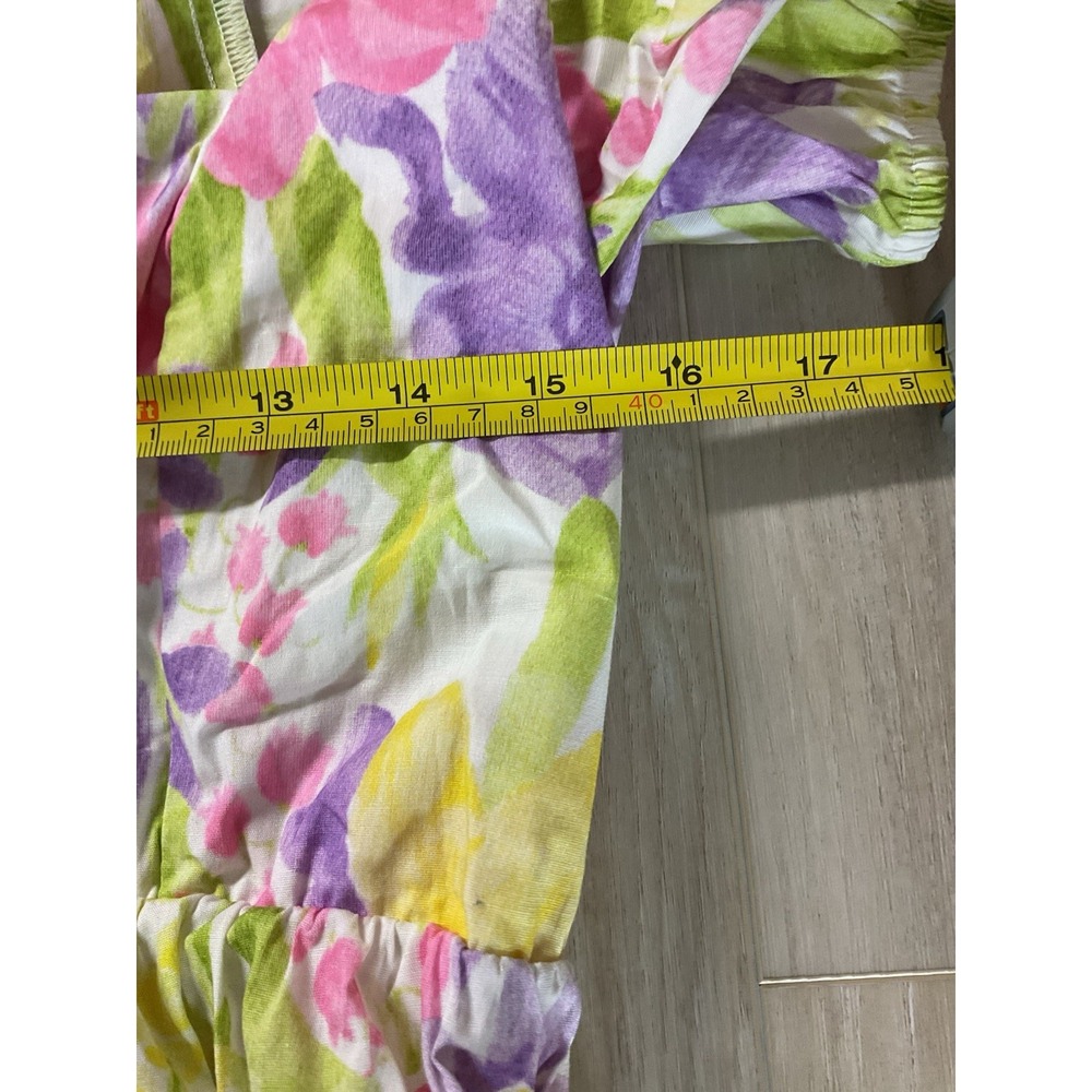 NEW Show Me Your Mumu Smitten Midi Dress Blooming Tulips Floral Womens XXL - Picture 7 of 11